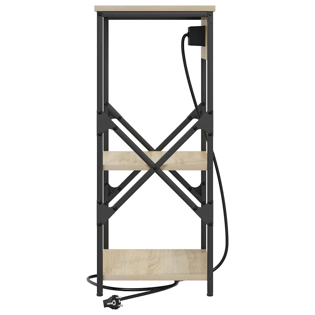 Natskab 2 pcs Sonoma eg 41 x 31 x 76 cm Konstrueret træ