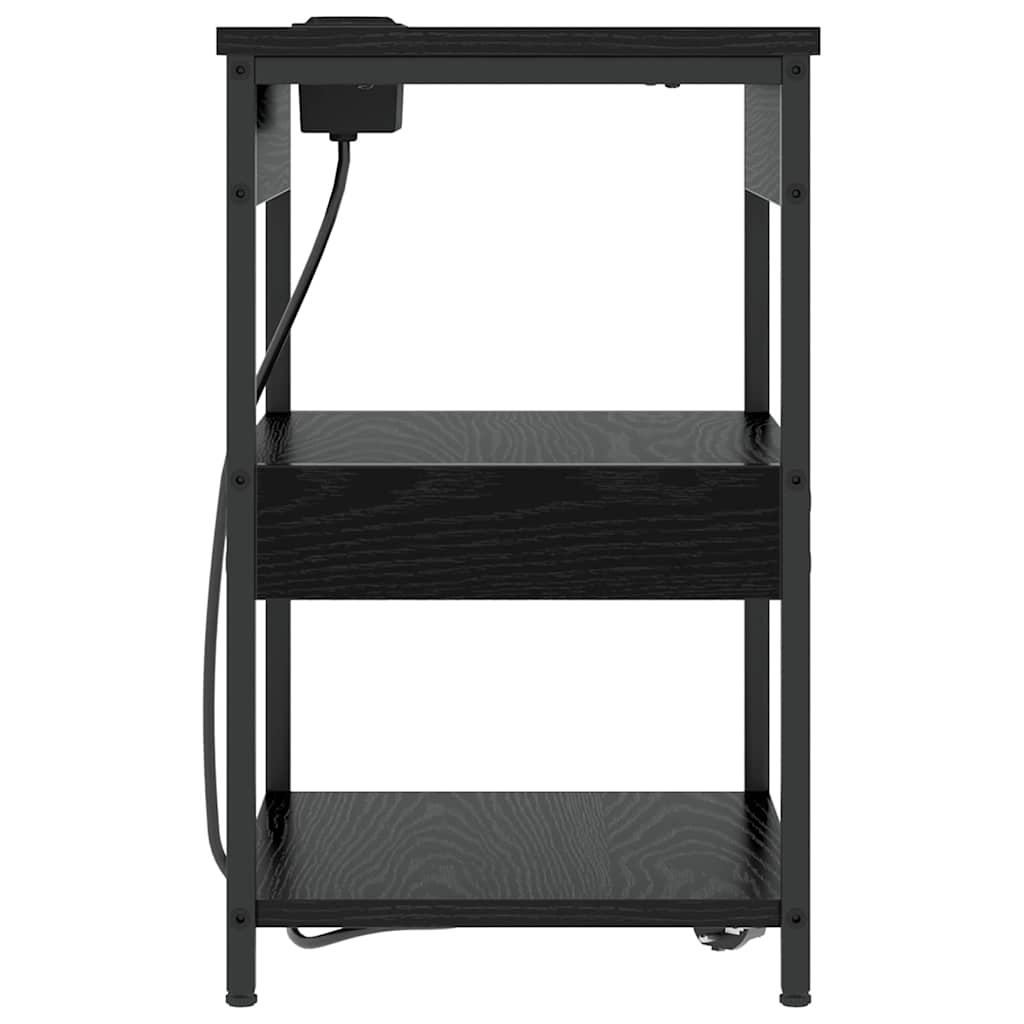 Natskab Sort eg 41 x 31 x 51 cm Konstrueret træ