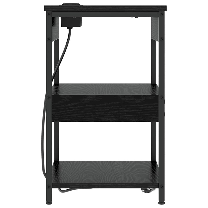 Natskab Sort eg 41 x 31 x 51 cm Konstrueret træ