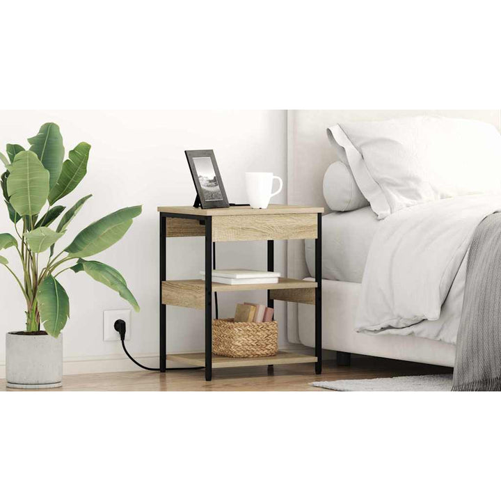 Natskab 2 pcs Sonoma eg 41 x 31 x 51 cm Konstrueret træ