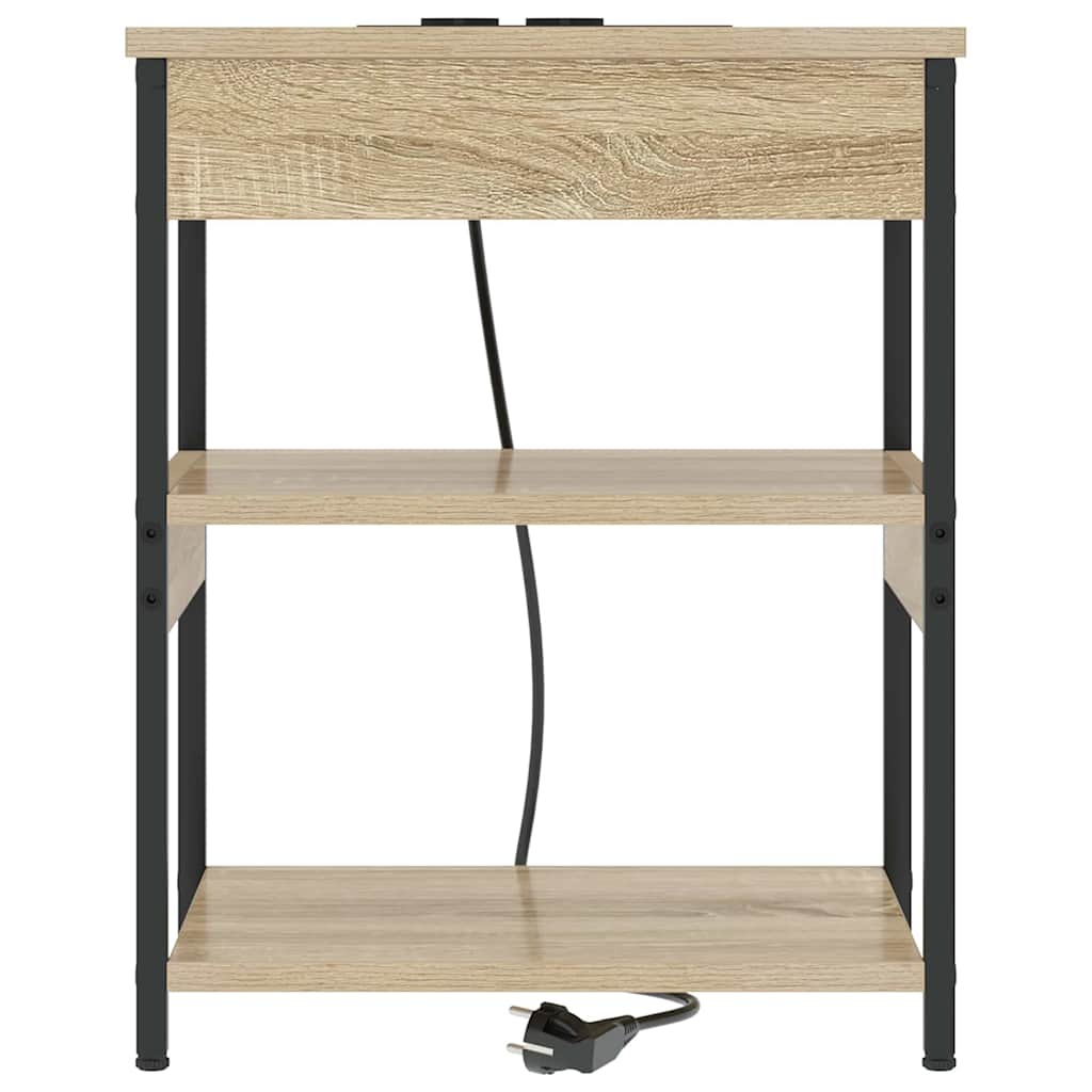 Natskab 2 pcs Sonoma eg 41 x 31 x 51 cm Konstrueret træ