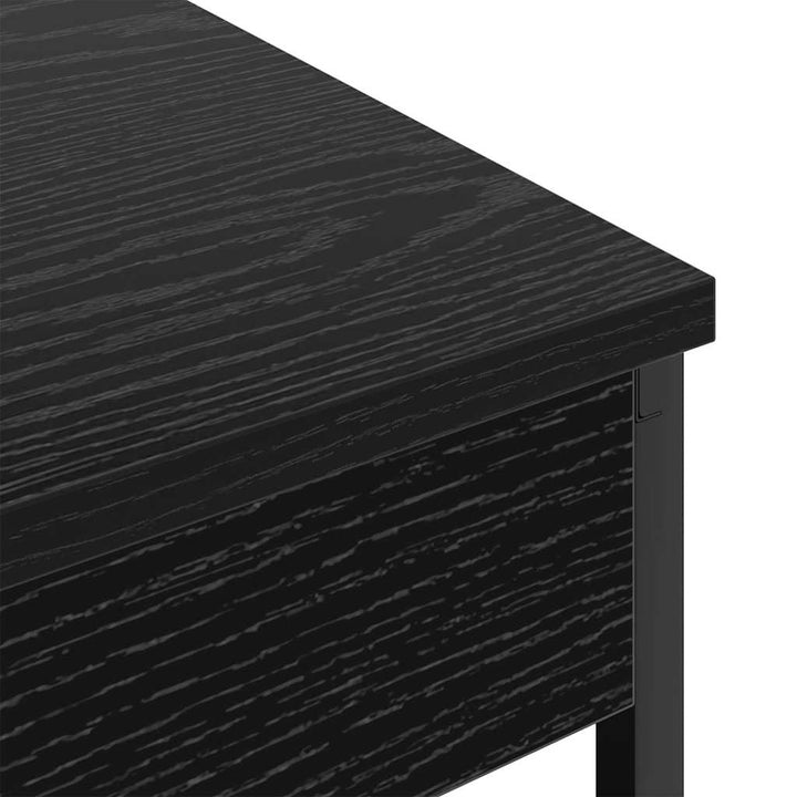 Natskab med hylde Sort eg 41 x 31 x 76 cm Konstrueret træ