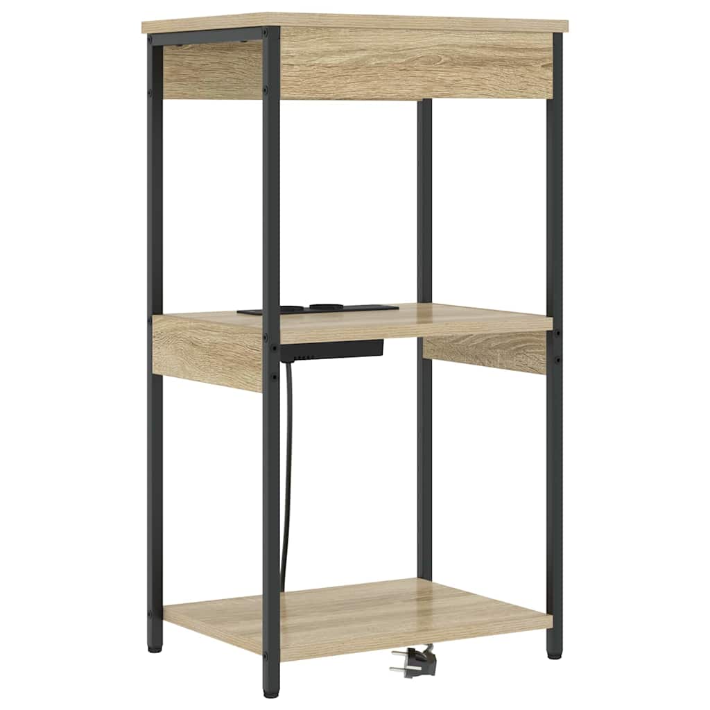 Natskab med hylde Sonoma eg 41 x 31 x 76 cm Konstrueret træ