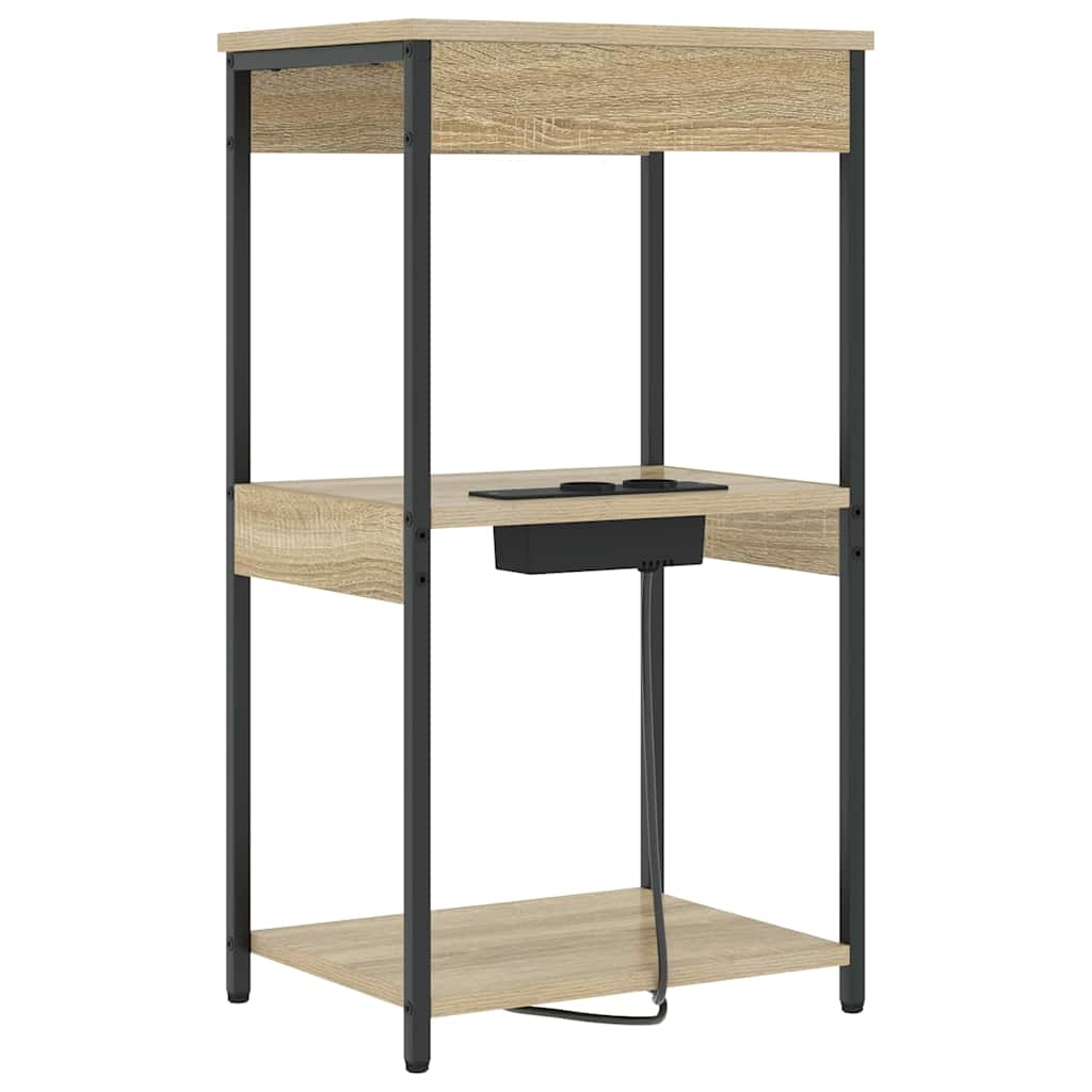 Natskab med hylde Sonoma eg 41 x 31 x 76 cm Konstrueret træ