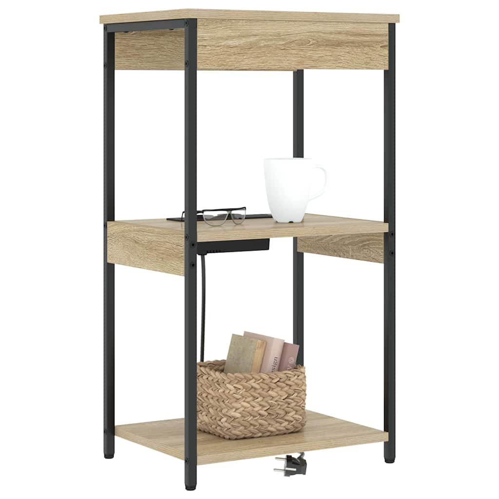 Natskab med hylde Sonoma eg 41 x 31 x 76 cm Konstrueret træ