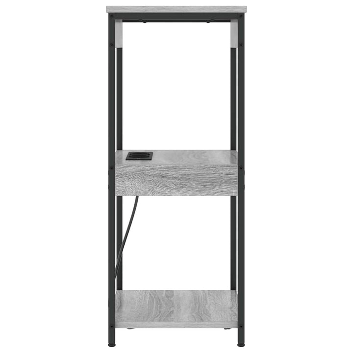 Natskab med hylde Grå Sonoma 41 x 31 x 76 cm Konstrueret træ