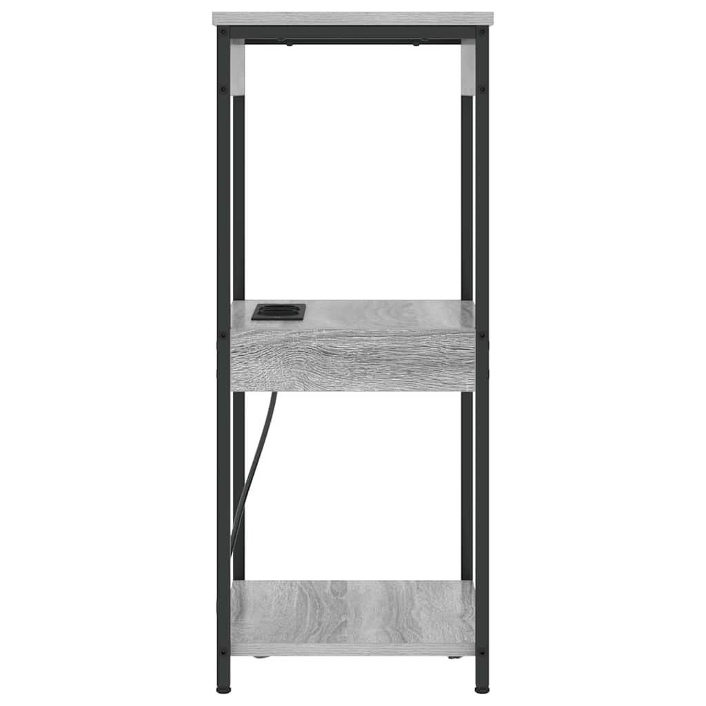 Natskab med hylde Grå Sonoma 41 x 31 x 76 cm Konstrueret træ