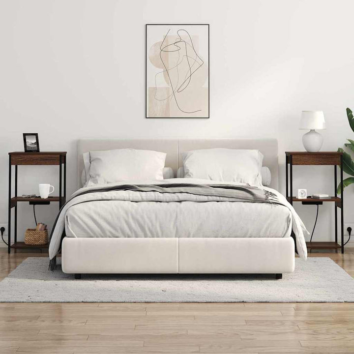 Natskab med hylde Brun eg 41 x 31 x 76 cm Konstrueret træ