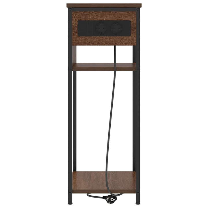 Natskab Brun eg 41 x 28 x 76 cm Konstrueret træ