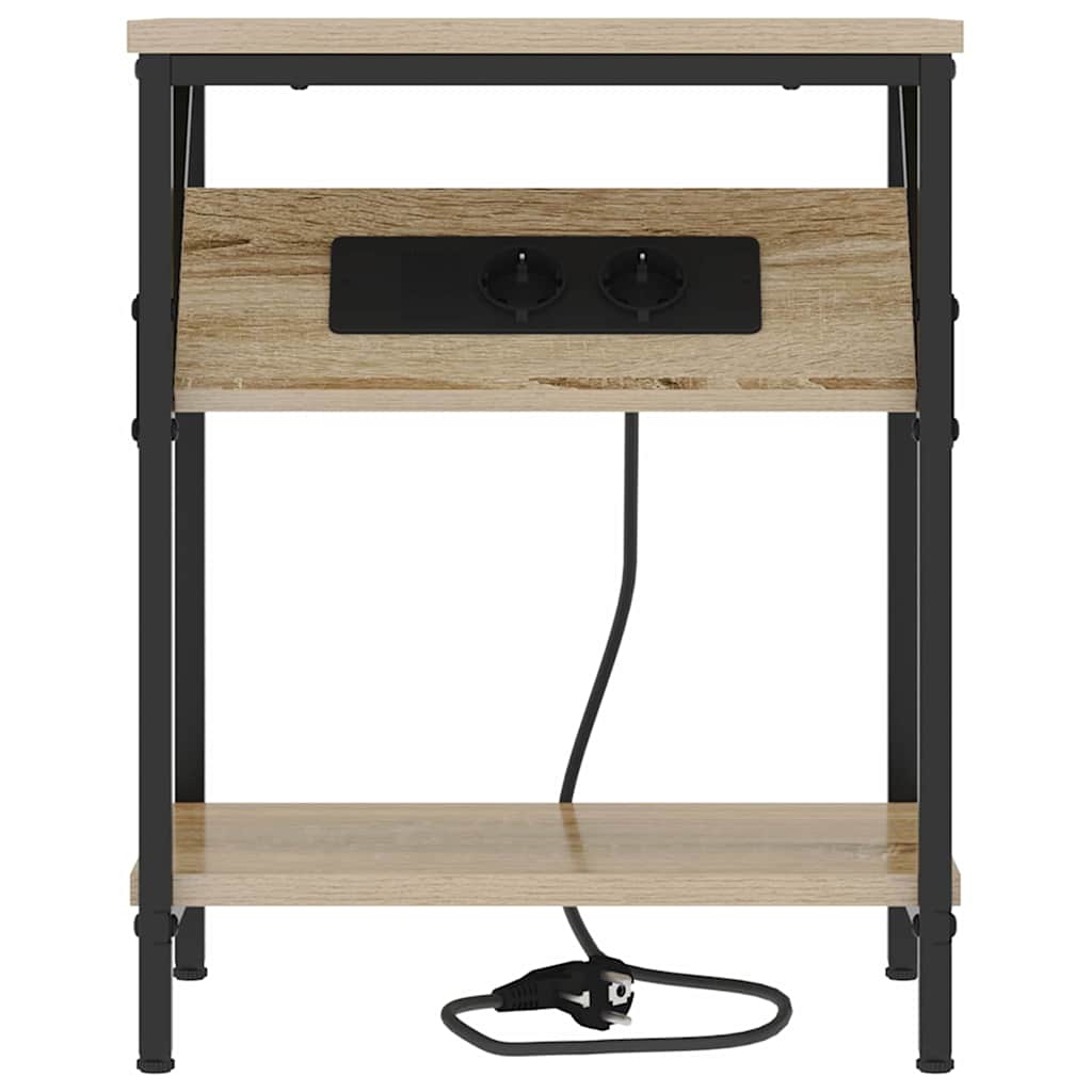 Natskab 2 pcs Sonoma eg 38 x 30 x 48 cm Konstrueret træ