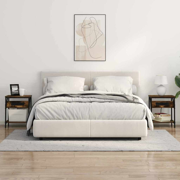 Natskab 2 stk. Røget eg 38 x 30 x 48 cm Konstrueret træ