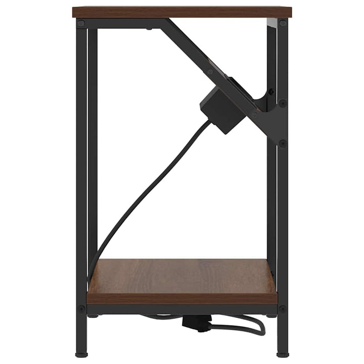 Natskab Brun eg 38 x 30 x 48 cm Konstrueret træ