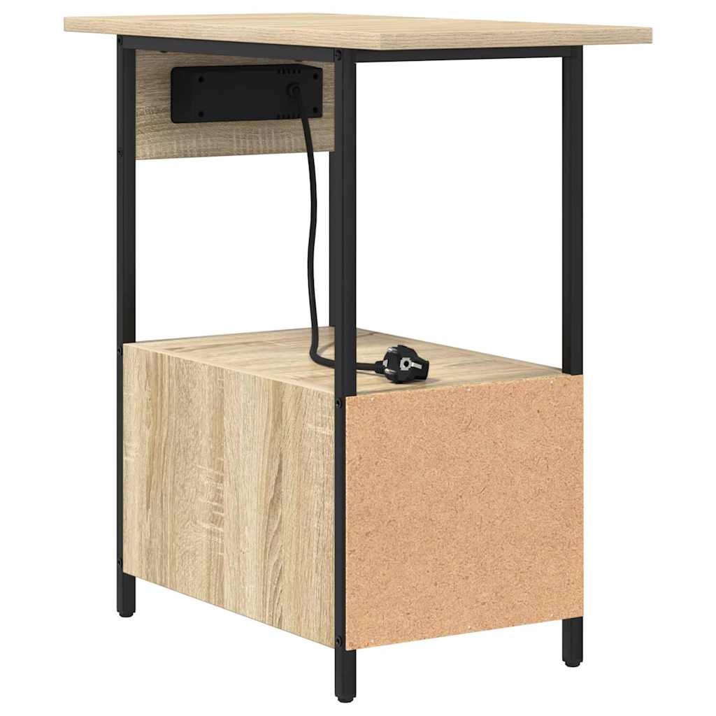 Natskab med skuffe Sonoma eg 60 x 30 x 61 cm Konstrueret træ