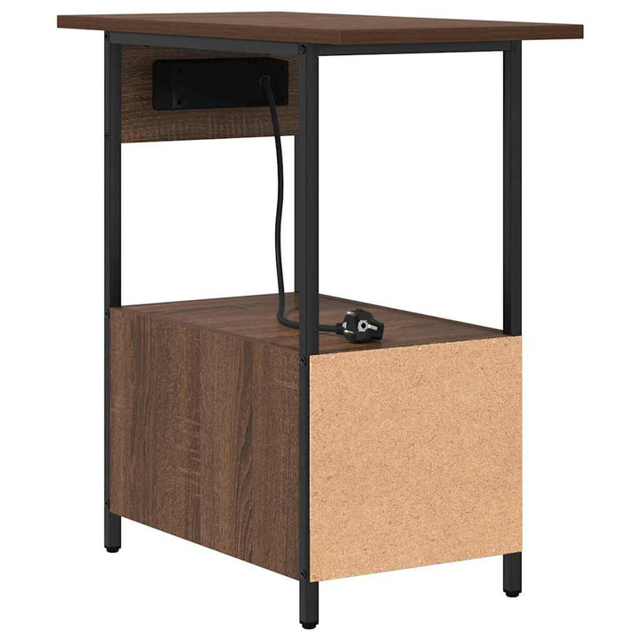Natskab Brun eg 60 x 30 x 61 cm Konstrueret træ