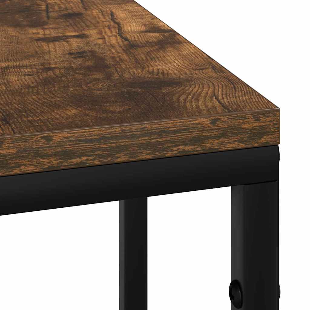 Natskab med skuffe Røget eg 41.5 x 26 x 60.5 cm Konstrueret træ