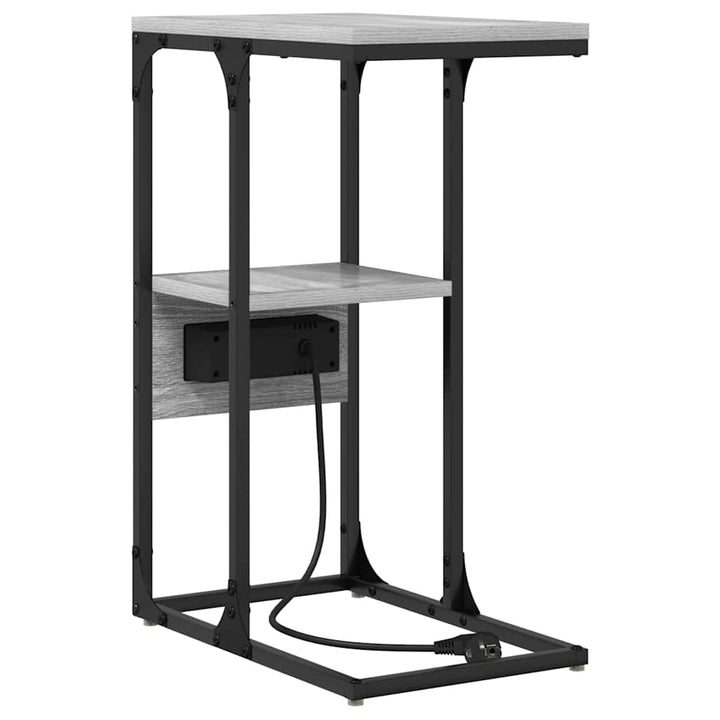 Natskab Grå sonoma-eg 41.5 x 26 x 60.5 cm Konstrueret træ