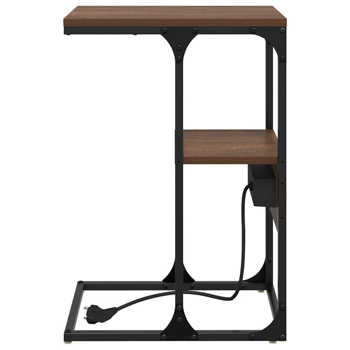 Natskab med skuffe Brun eg 41.5 x 26 x 60.5 cm Konstrueret træ
