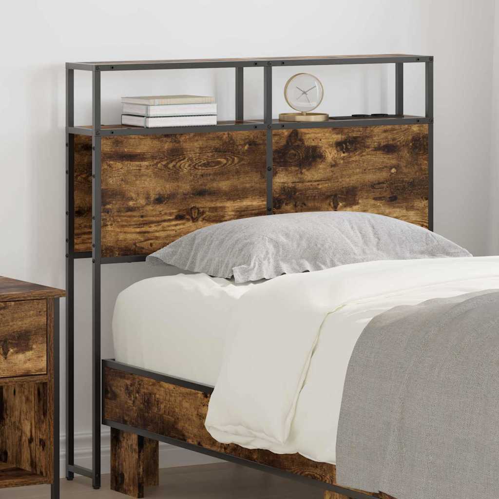 Opbevaringshovedgavl med opbevaring Røget eg Konstrueret træ