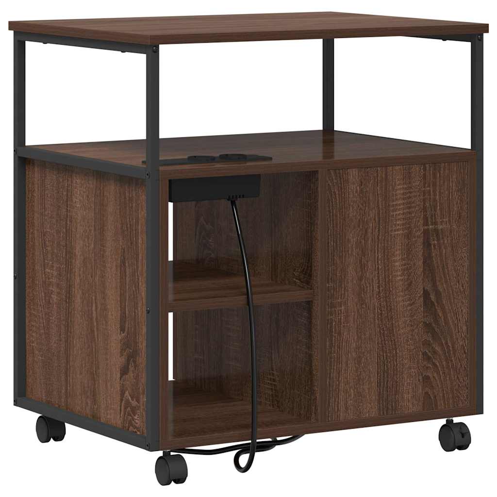 Skab med Opladningsstation 61 x 46 x 67 cm Konstrueret træ