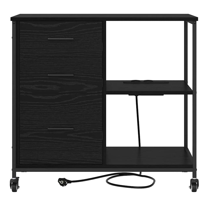Skab med Opladningsstation 76 x 41 x 72 cm Konstrueret træ