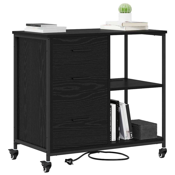 Skab med Opladningsstation 76 x 41 x 72 cm Konstrueret træ