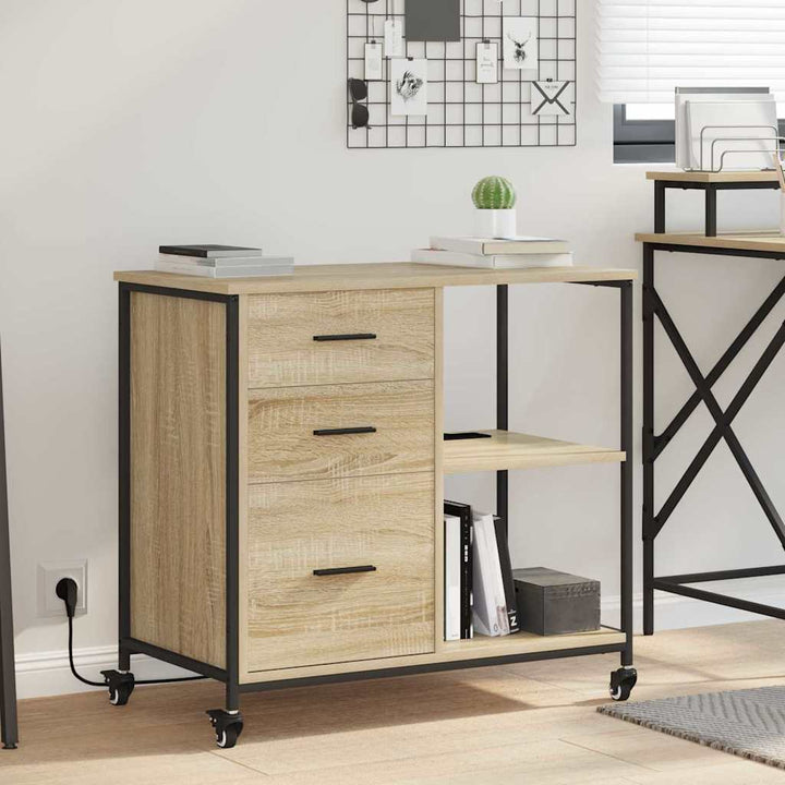 Skab med Opladningsstation 76 x 41 x 72 cm Konstrueret træ