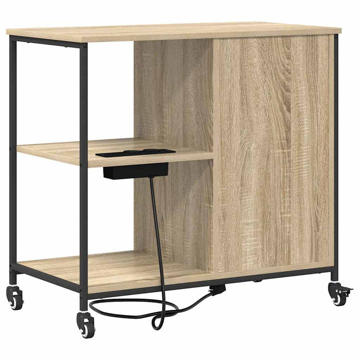 Skab med Opladningsstation 76 x 41 x 72 cm Konstrueret træ