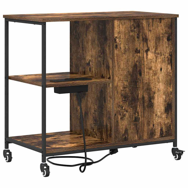 Skab med Opladningsstation 76 x 41 x 72 cm Konstrueret træ