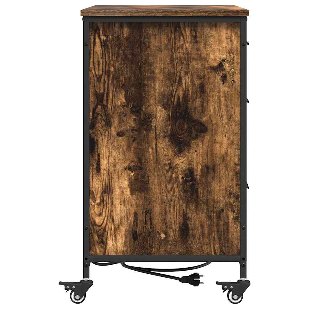 Skab med Opladningsstation 76 x 41 x 72 cm Konstrueret træ