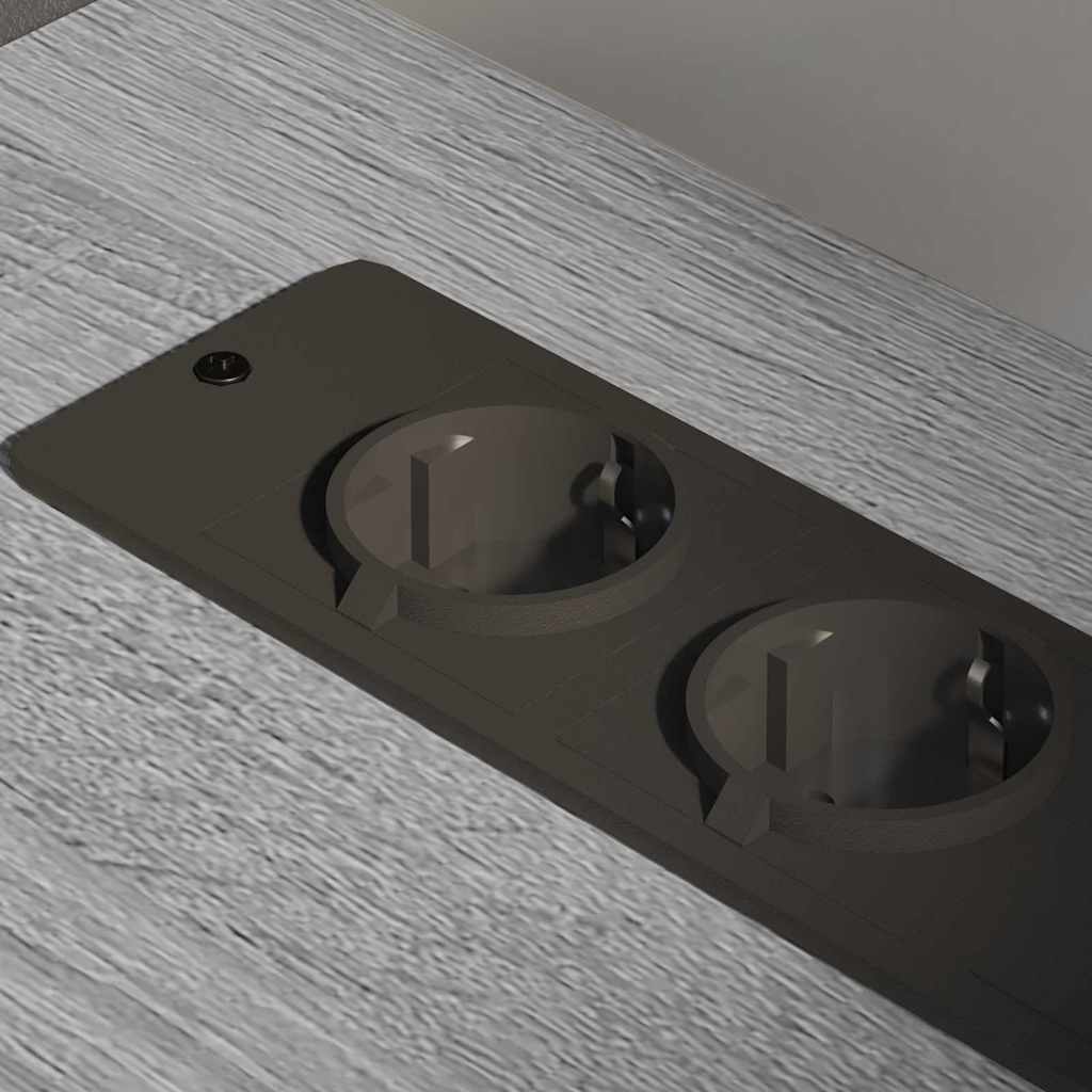 Skab med Opladningsstation 76 x 41 x 72 cm Konstrueret træ
