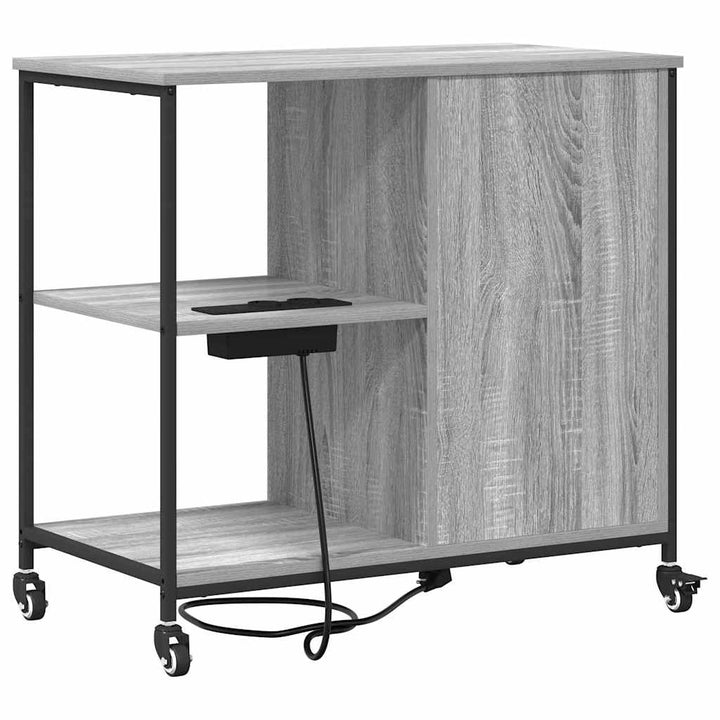 Skab med Opladningsstation 76 x 41 x 72 cm Konstrueret træ