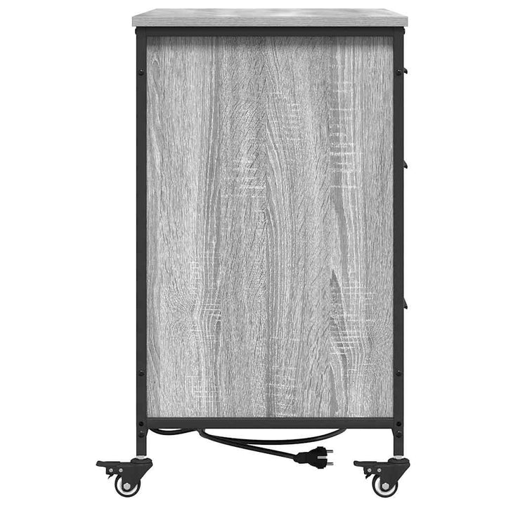 Skab med Opladningsstation 76 x 41 x 72 cm Konstrueret træ