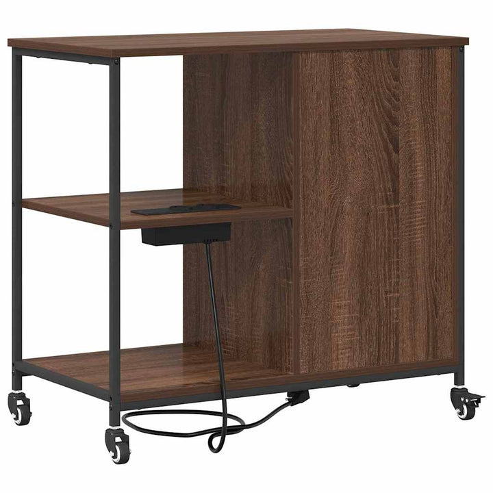 Skab med Opladningsstation 76 x 41 x 72 cm Konstrueret træ