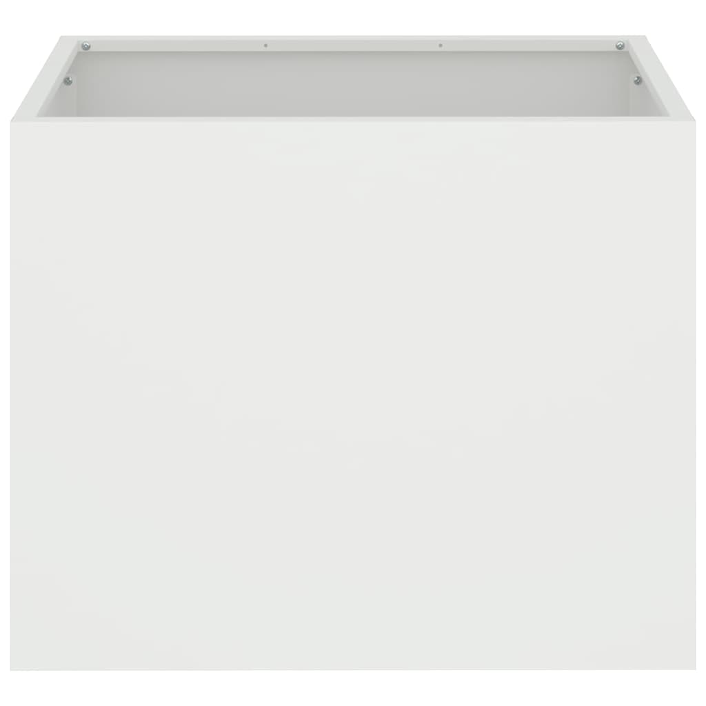 Have Blomsterkrukke Hvid 50 x 32 x 40 cm Koldvalset stål