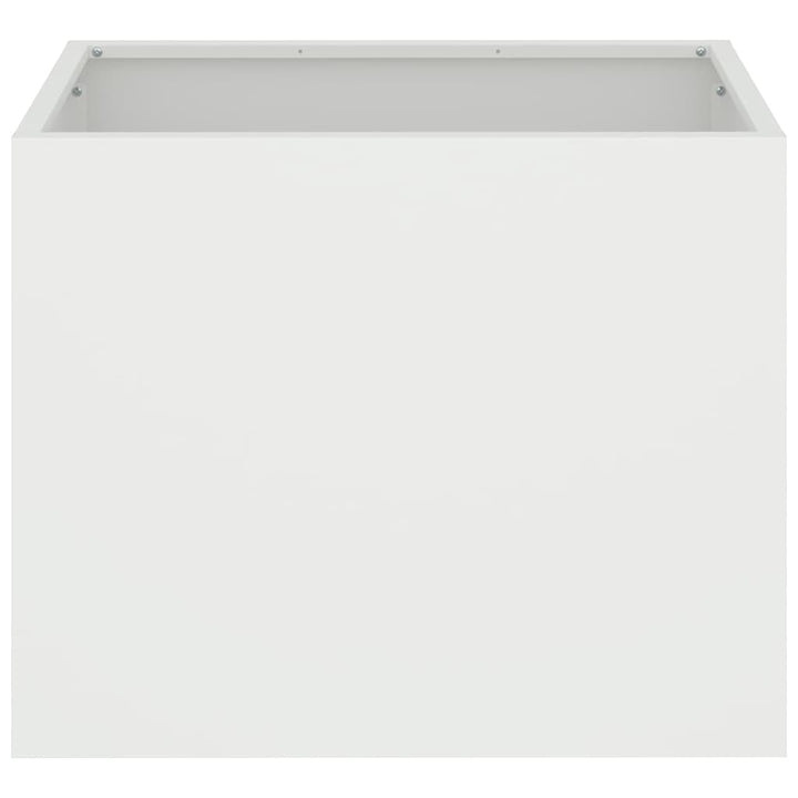 Have Blomsterkrukke Hvid 50 x 32 x 40 cm Koldvalset stål