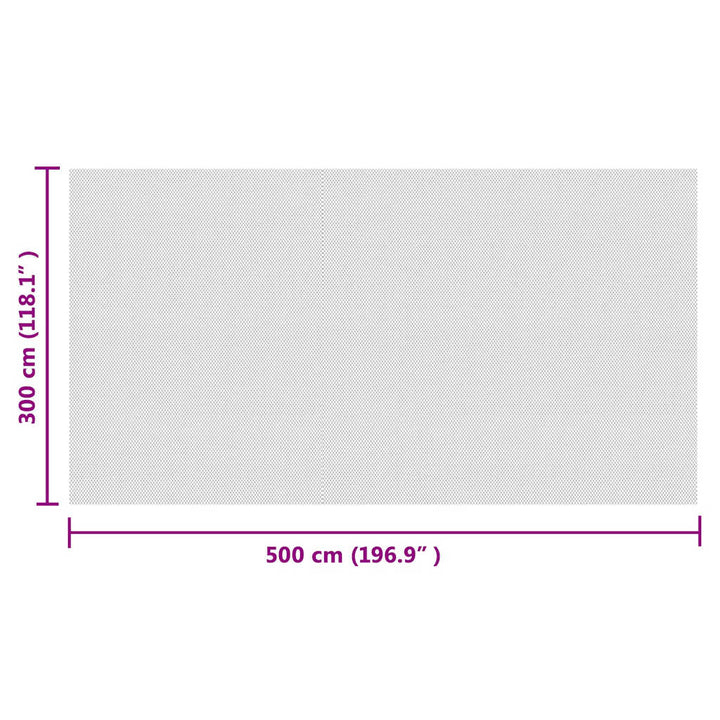 Insekt Net Hvid 3 x 5 m Polyethylen