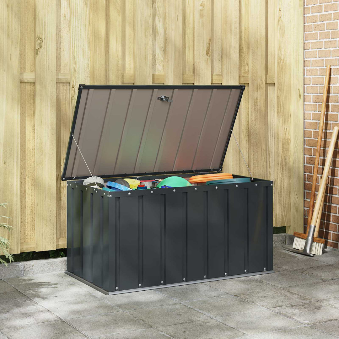 Have Opbevaringskasse Sort 101 x 56,5 x 50 cm Stål