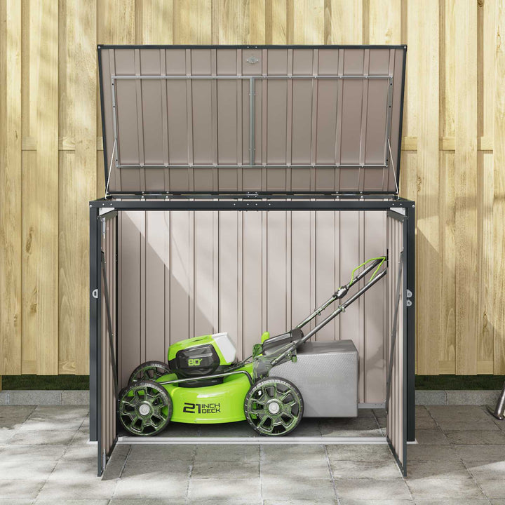 Have Opbevaringskasse Sort 151,5 x 82 x 110,5 cm Stål