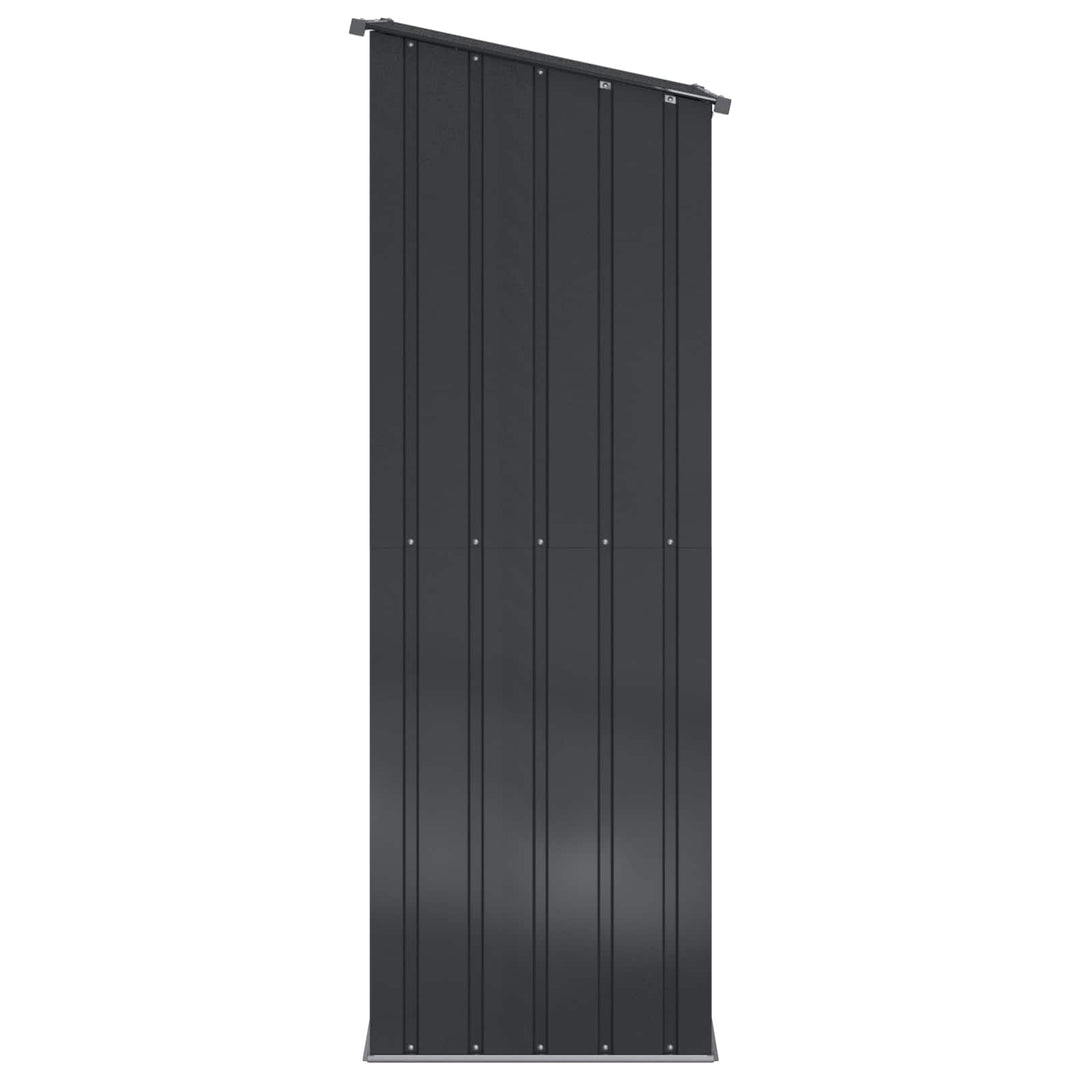 Haveskure Antracit 140,5 x 74 x 200 cm Metal