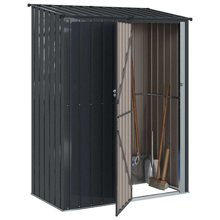 Haveskure Antracit 153,5 x 86 x 200 cm Metal