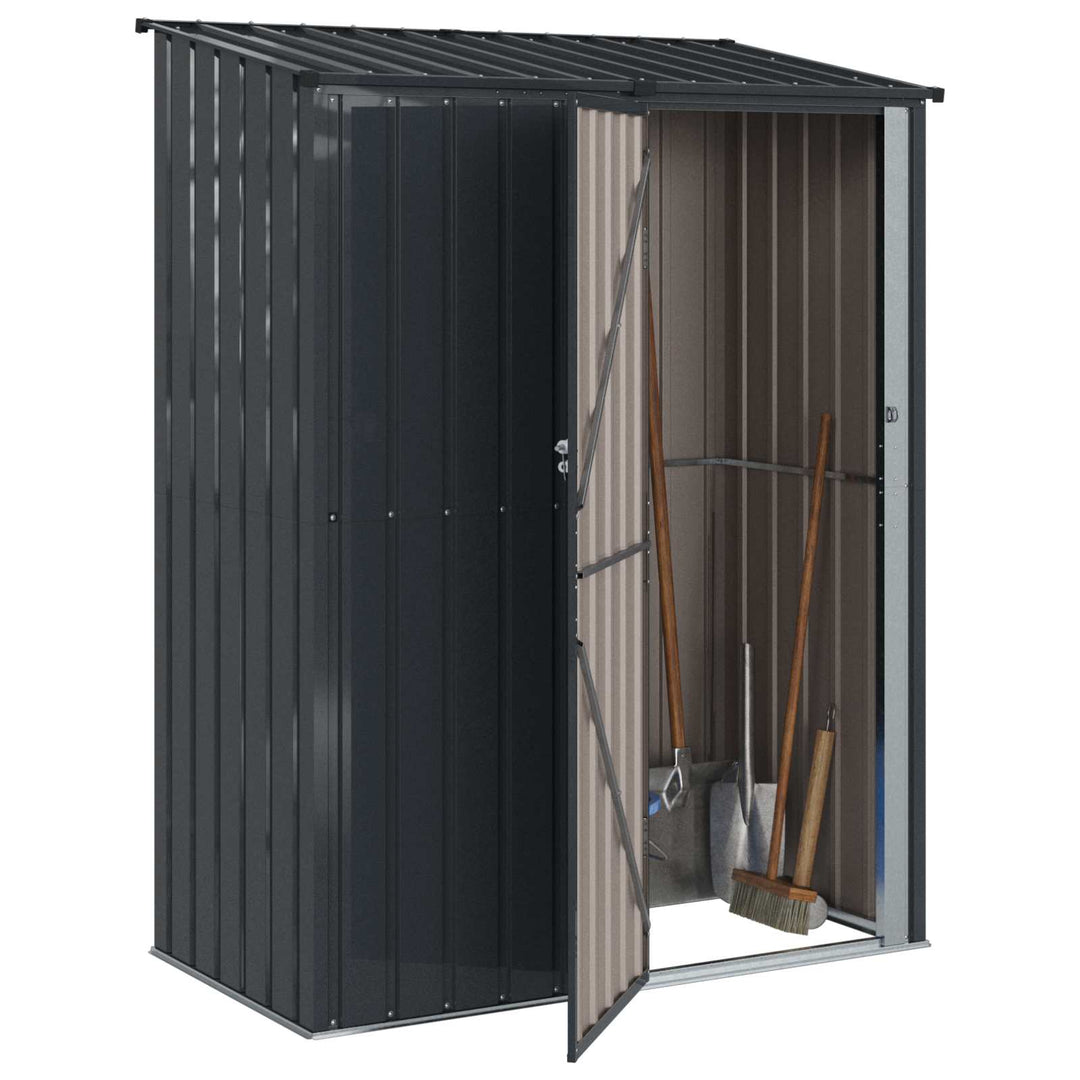 Haveskure Antracit 153,5 x 86 x 200 cm Metal