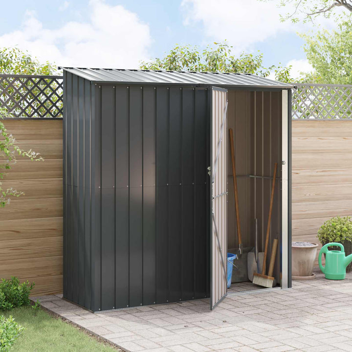 Haveskure Antracit 203,5 x 73 x 200 cm Metal
