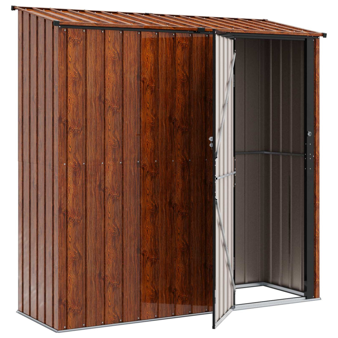 Haveskure Brun 203,5 x 73 x 200 cm Metal