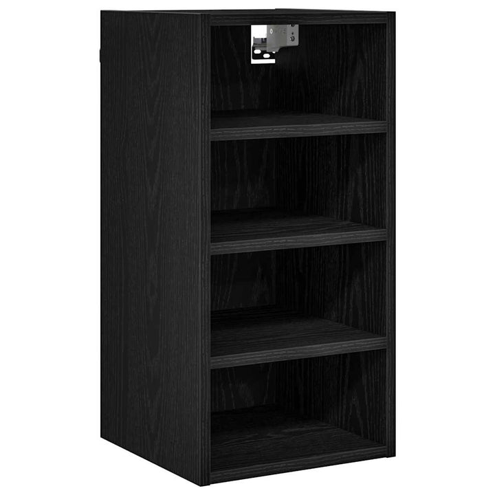 Hængeskab Sort eg 30 x 29,5 x 60 cm Konstrueret træ