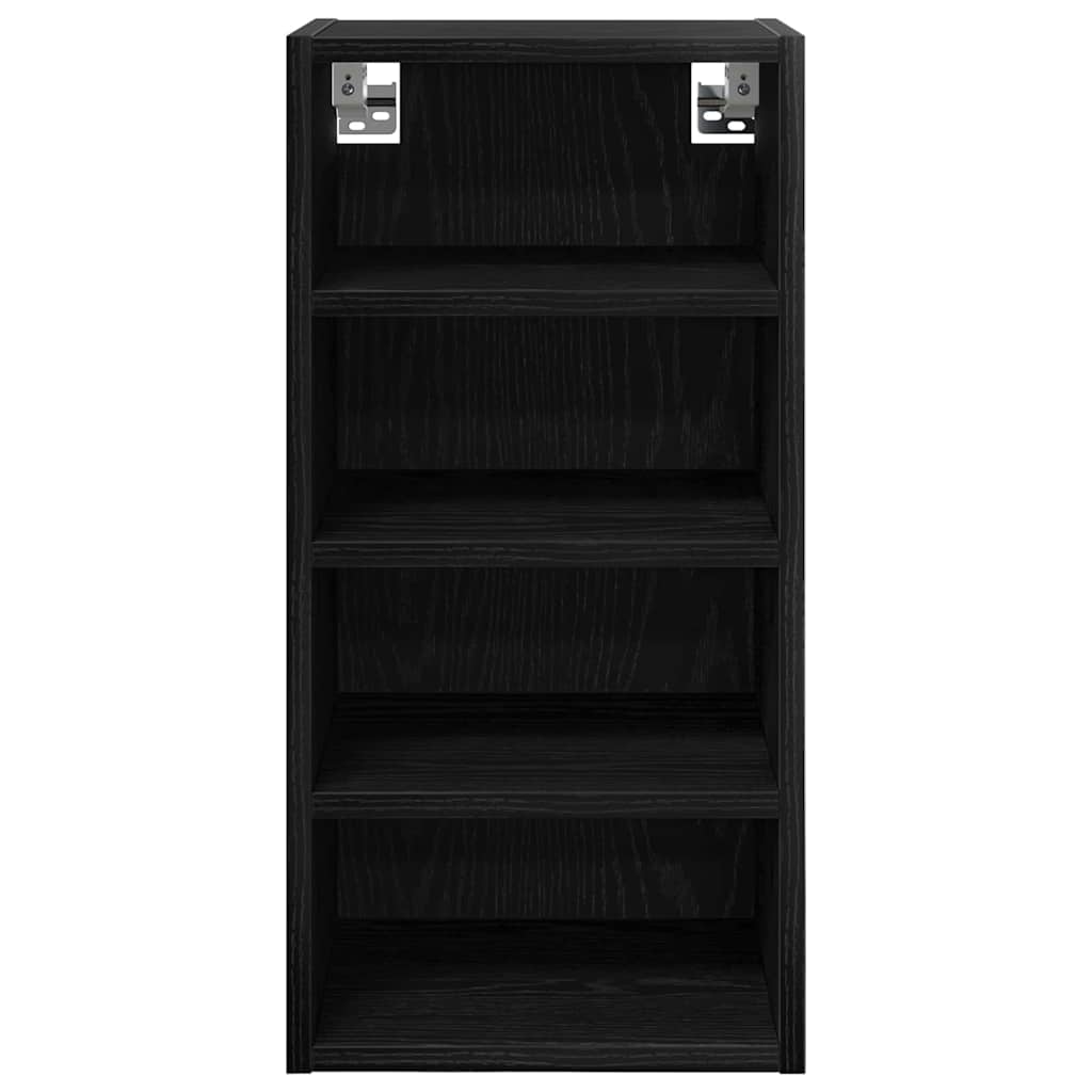Hængeskab Sort eg 30 x 29,5 x 60 cm Konstrueret træ