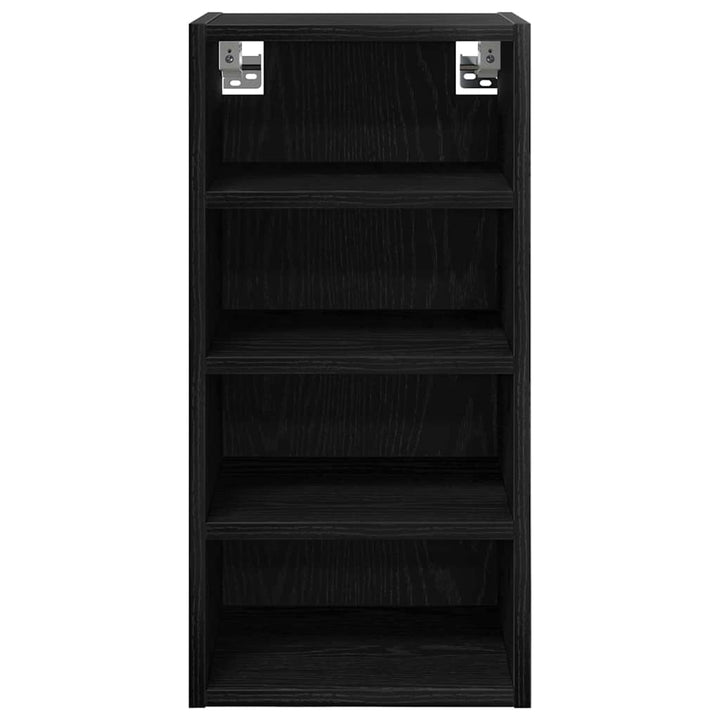Hængeskab Sort eg 30 x 29,5 x 60 cm Konstrueret træ