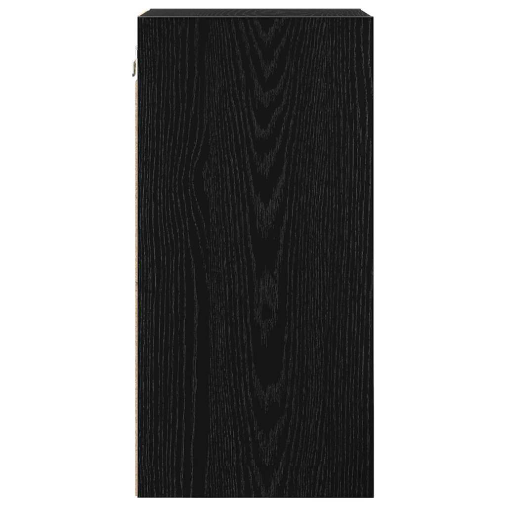 Hængeskab Sort eg 30 x 29,5 x 60 cm Konstrueret træ
