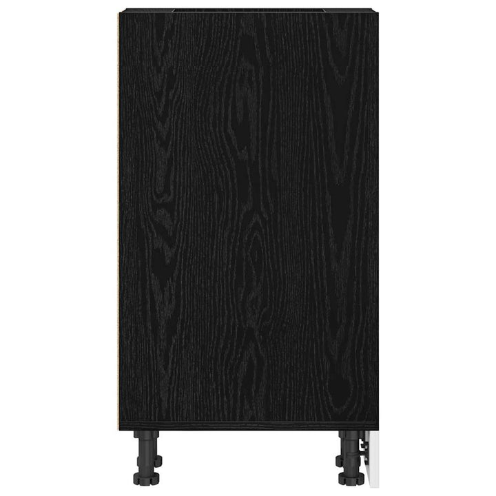 Køkken base kabinet Sort eg 20 x 44,5 x 81,5 cm Konstrueret træ