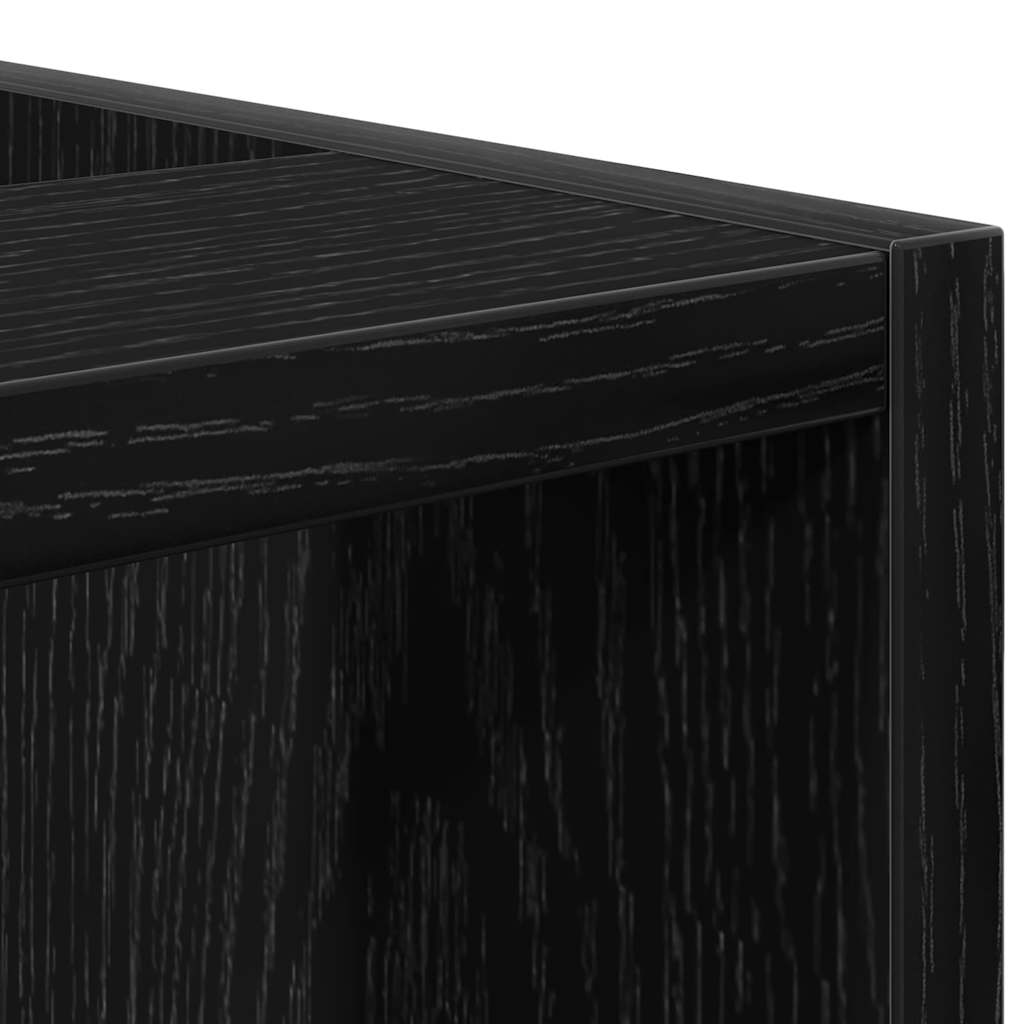 Køkken base kabinet Sort eg 30 x 44,5 x 81,5 cm Konstrueret træ