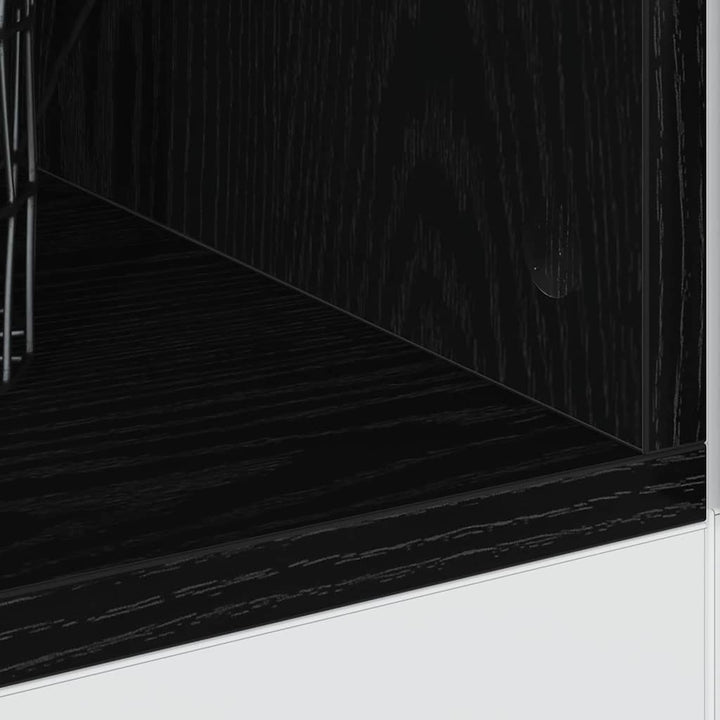 Køkken base kabinet Sort eg 40 x 44,5 x 81,5 cm Konstrueret træ